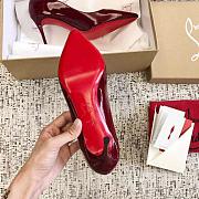 Kitlife Christain Louboutin Pigalle Follies Red Patent - 8cm - 5