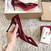 Kitlife Christain Louboutin Pigalle Follies Red Patent - 8cm - 4