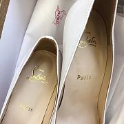 Kitlife Christain Louboutin Pigalle Follies White Patent - 8cm - 6