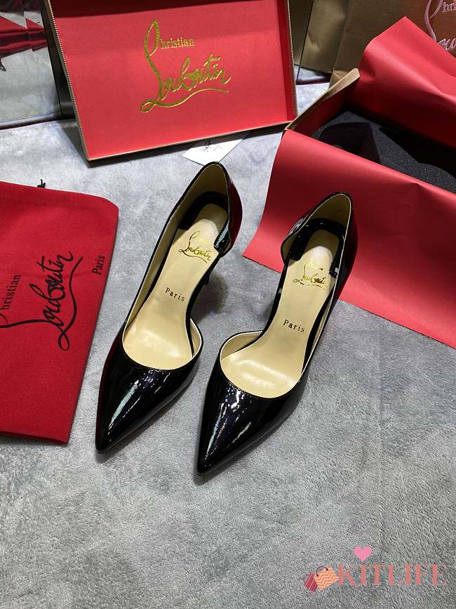 Kitlife Christian Louboutin Iriza Patent Black - 1