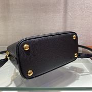 Kitlife Prada Fiery Black Prada Matinée Micro Saffiano leather bag - 21x16.5x9.5cm - 6