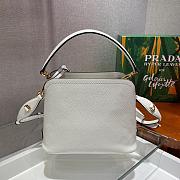 Kitlife Prada Fiery White Prada Matinée Micro Saffiano leather bag - 21x16.5x9.5cm - 5