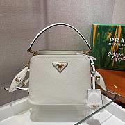 Kitlife Prada Fiery White Prada Matinée Micro Saffiano leather bag - 21x16.5x9.5cm - 6