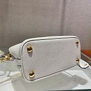 Kitlife Prada Fiery White Prada Matinée Micro Saffiano leather bag - 21x16.5x9.5cm - 4