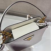 Kitlife Prada Fiery White Prada Matinée Micro Saffiano leather bag - 21x16.5x9.5cm - 2