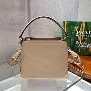 Kitlife Prada Fiery Nude Prada Matinée Micro Saffiano leather bag - 21x16.5x9.5cm - 2