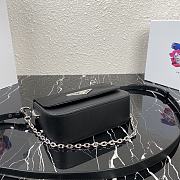 Kitlife Prada Shoulder Bag in nylon and leather black - 1BD263 - 21x16x6.5cm - 4