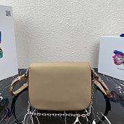 Kitlife Prada Shoulder Bag in nylon and leather beige - 1BD263 - 21x16x6.5cm - 2