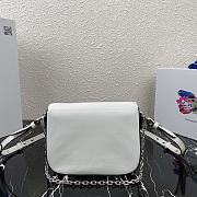 Kitlife Prada Shoulder Bag in nylon and leather white - 1BD263 - 21x16x6.5cm - 3