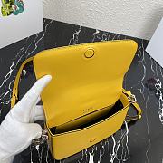 Kitlife Prada Shoulder Bag in nylon and leather yellow - 1BD263 - 21x16x6.5cm - 3