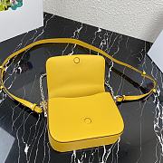 Kitlife Prada Shoulder Bag in nylon and leather yellow - 1BD263 - 21x16x6.5cm - 4