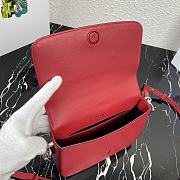 Kitlife Prada Shoulder Bag in nylon and leather Red - 1BD263 - 21x16x6.5cm - 3
