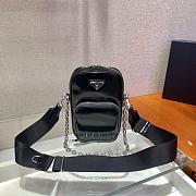 Kitlife Prada Brushed leather shoulder white bag - 1BH183 - 17.5x11x3.5cm - 2
