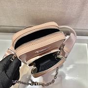 Kitlife Prada Water Lily Saffiano leather pink mini bag - 1BH183 - 17.5x11x3.5cm - 4