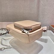Kitlife Prada Water Lily Saffiano leather pink mini bag - 1BH183 - 17.5x11x3.5cm - 3