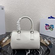 Kitlife Prada Saffiano leather top-handle bag white - 20X11X11.5CM - 6