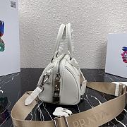 Kitlife Prada Saffiano leather top-handle bag white - 20X11X11.5CM - 4