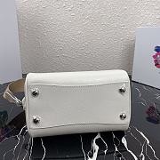Kitlife Prada Saffiano leather top-handle bag white - 20X11X11.5CM - 5