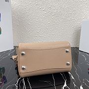 Kitlife Prada Saffiano leather top-handle bag beige - 20X11X11.5CM - 4