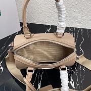 Kitlife Prada Saffiano leather top-handle bag beige - 20X11X11.5CM - 6