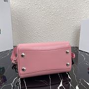 Kitlife Prada Saffiano leather top-handle bag pink - 20X11X11.5CM - 2