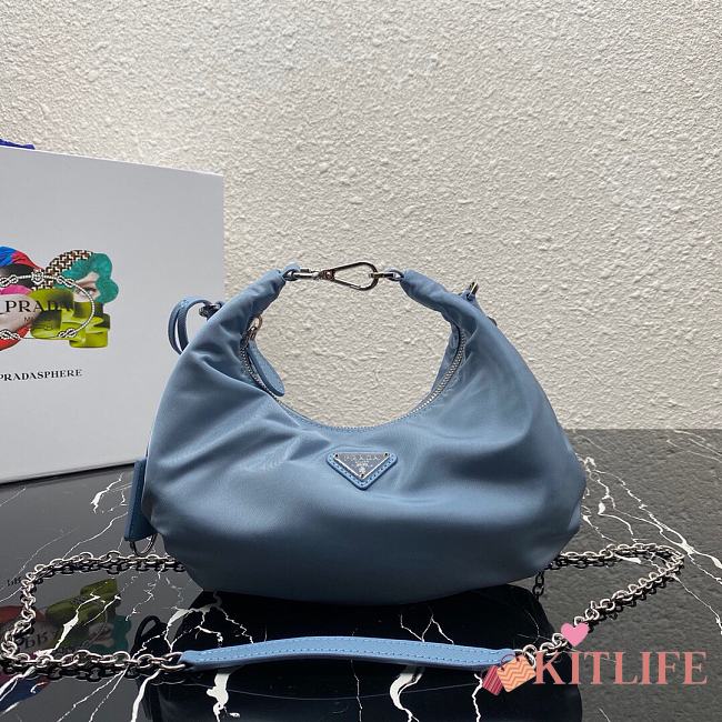 Kitlife Prada Re-Edition 2006 nylon blue bag - 1BH172 - 24x16x7cm - 1