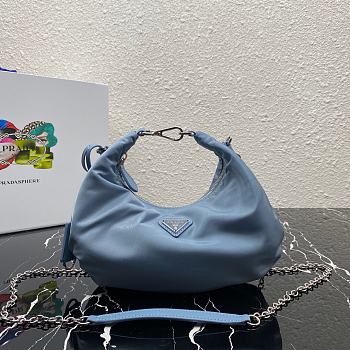 Kitlife Prada Re-Edition 2006 nylon blue bag - 1BH172 - 24x16x7cm