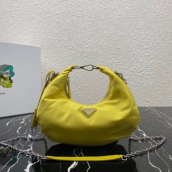 Kitlife Prada Re-Edition 2006 nylon yellow bag - 1BH172 - 24x16x7cm