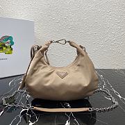 Kitlife Prada Re-Edition 2006 nylon beige bag - 1BH172 - 24x16x7cm - 1