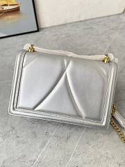 Kitlife Dolce & Gabbana Devotion Small Crossbody Bag Silver - 26x 17.5 x 7.5cm - 3