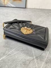 Kitlife Dolce & Gabbana Devotion Small Crossbody Bag Black - 26x 17.5 x 7.5cm - 5