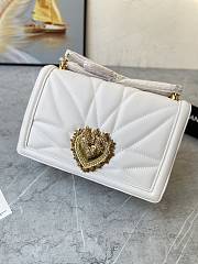 Kitlife Dolce & Gabbana Devotion Small Crossbody Bag White - 26x 17.5 x 7.5cm - 6