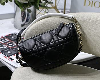 Kitlife Dior Small Vibe Hobo Bag Black - M7200O - 20 x 15 x 7 cm