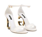 Kitlife Dolce & Gabbana open-toe buckle-fastening sandals white - 1