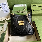 Kitlife Gucci Small GG Shoulder Bag Black - 675788 - 25x 21x 9cm - 1
