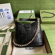 Kitlife Gucci Small GG Shoulder Bag Black - 675788 - 25x 21x 9cm - 2