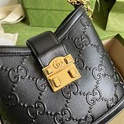 Kitlife Gucci Small GG Shoulder Bag Black - 675788 - 25x 21x 9cm - 5
