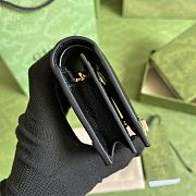 Kitlife Gucci GG card case wallet black - ‎676150 - 11x 8.5x 3cm - 6
