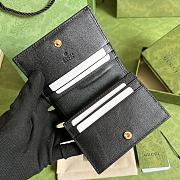 Kitlife Gucci GG card case wallet black - ‎676150 - 11x 8.5x 3cm - 2