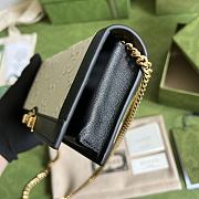 Kitlife Gucci GG wallet with chain black and white - ‎676155 - 19x 10x 4cm - 2