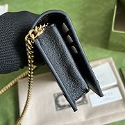 Kitlife Gucci GG wallet with chain black and white - ‎676155 - 19x 10x 4cm - 4