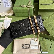 Kitlife Gucci GG wallet with chain black - ‎676155 - 19x 10x 4cm - 4