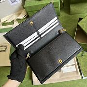 Kitlife Gucci GG wallet with chain black - ‎676155 - 19x 10x 4cm - 2