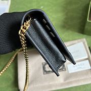 Kitlife Gucci GG wallet with chain blue - ‎676155 - 19x 10x 4cm - 6
