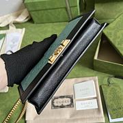 Kitlife Gucci GG wallet with chain blue - ‎676155 - 19x 10x 4cm - 5