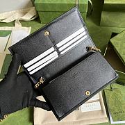 Kitlife Gucci GG wallet with chain blue - ‎676155 - 19x 10x 4cm - 2