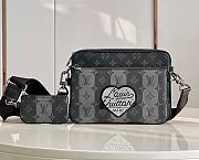 Kitlife Louis Vuitton Trio Messenger Bag in Grey - M45965 - 25x18.5x7cm - 1