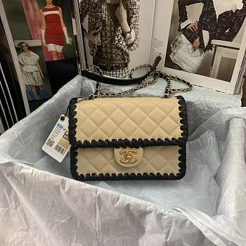 Kitlife Chanel Handbag Beige - 22cm