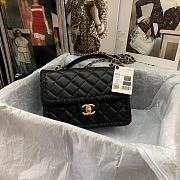 Kitlife Chanel Handbag Black - 22cm - 1