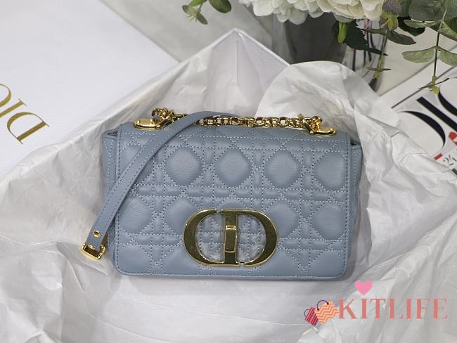 Kitlife Small Dior Caro Bag Cloud Blue - M9241U - 20x12x7cm - 1